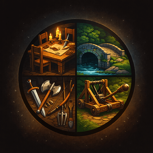 Large Modular 3D Asset Bundles